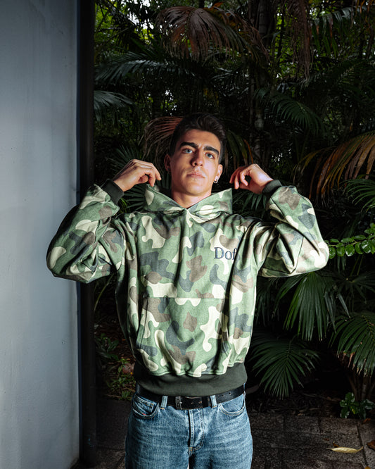 camo hoodie