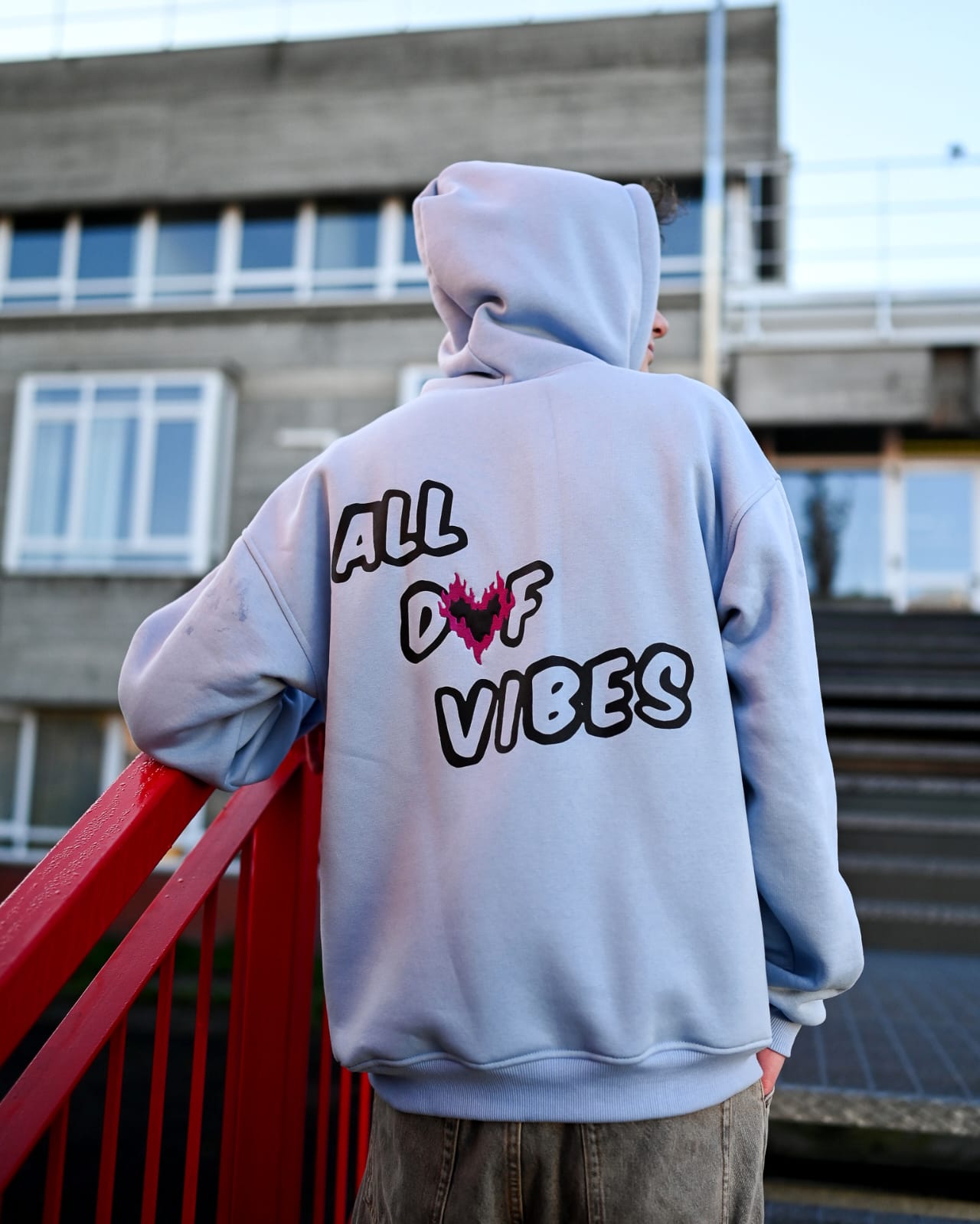 Heart vibes hoodie